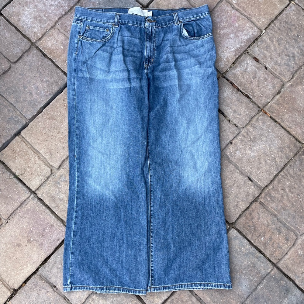 Sonoma super baggy and wide leg crop jeans